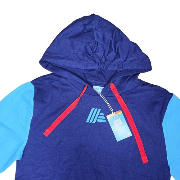 Aldi Gear NWT Hoodie & 2 Beanies Set size S Blue Red Yellow Orange - Picture 4 of 6